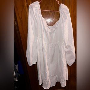 White SHEIN dress